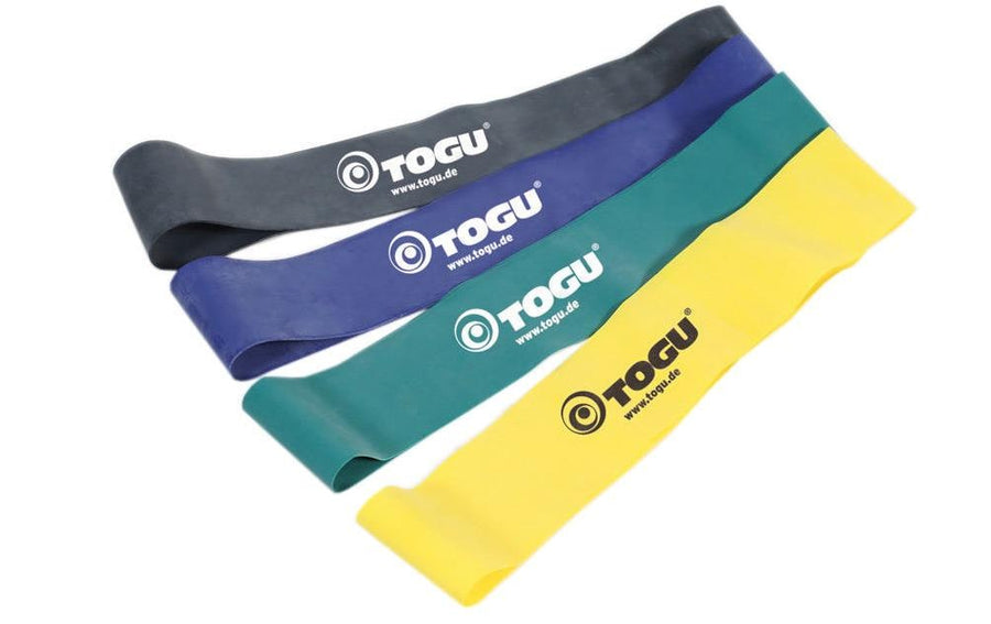 TOGU Theragym Loop Set Latex Krafttraining Blau Rot Grün Schwarz Sport & Freizeit > Fitness > Zubehör TOGU