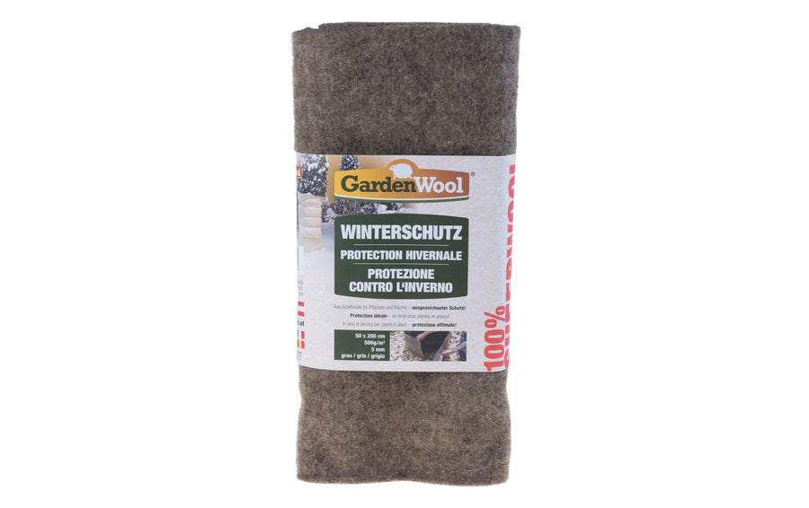 GardenWool Winterschutz-Matte 200 x 50 cm Grau