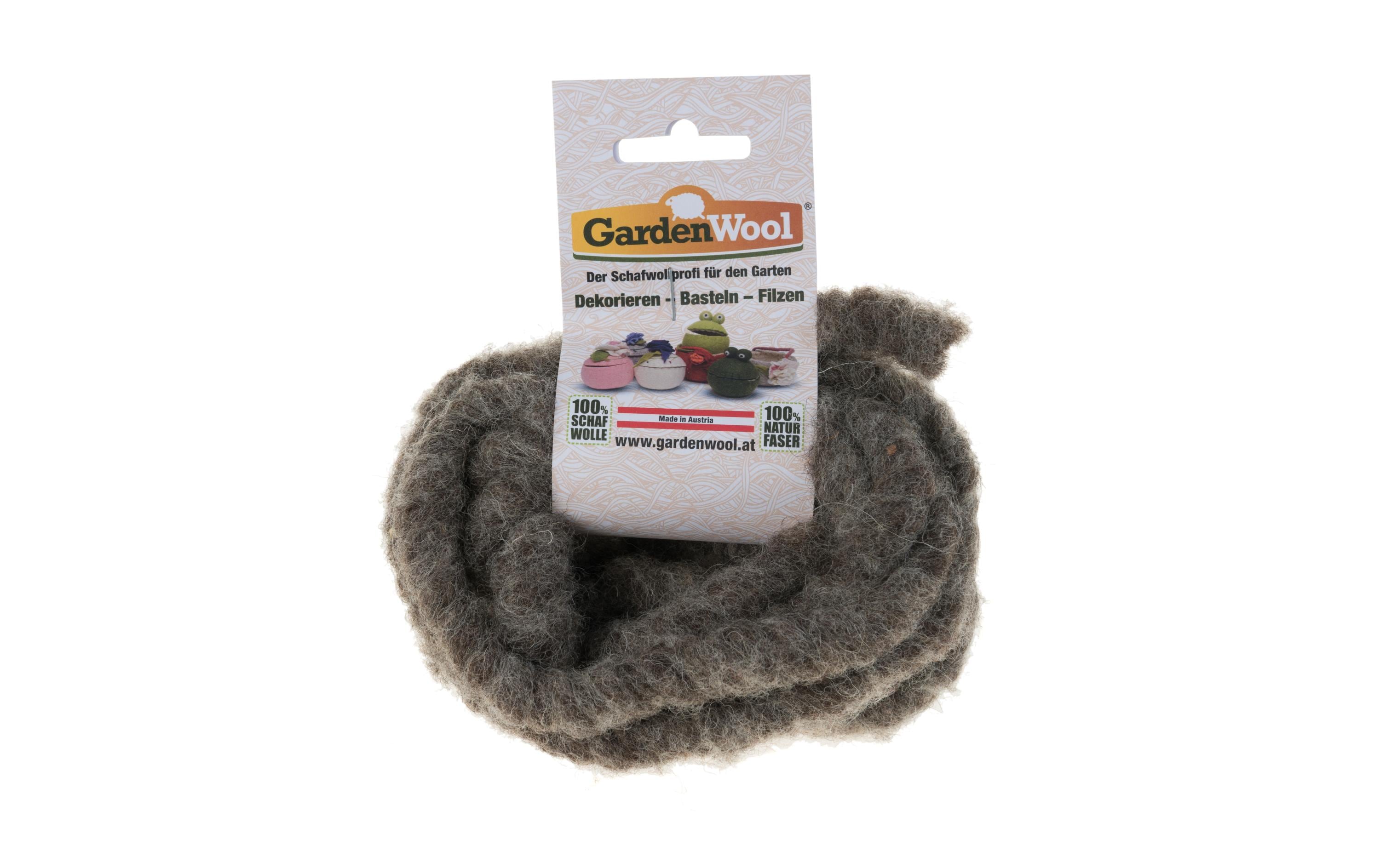 GardenWool Wollkordel grau Baumwolle 30 cm für Garten und Basteln Garten & Outdoor > Pflanzen > Pflanzengefäße GardenWool