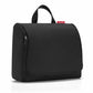Reisenthel Kulturtasche mit Henkel, schlicht schwarz, mit Reißverschluss und Klappe