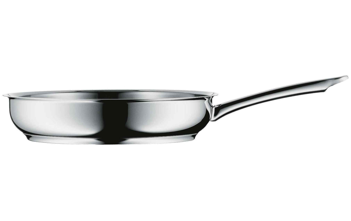 WMF Bratpfanne aus Edelstahl, 20 cm, silberfarben, mit langem Griff