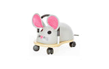 Wheelybug Maus Klein Rutschfahrzeug Grau 23 × 21 × 40 Cm