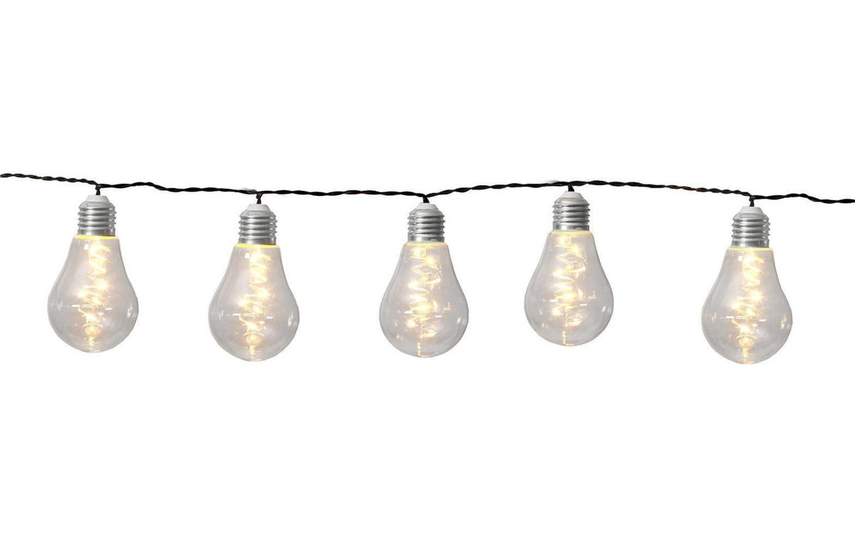 Star Trading Lichterkette Solar Glow 180 cm, Silber/Transparent