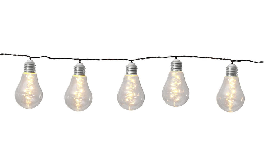 Star Trading Lichterkette Solar Glow 180 cm, Silber/Transparent