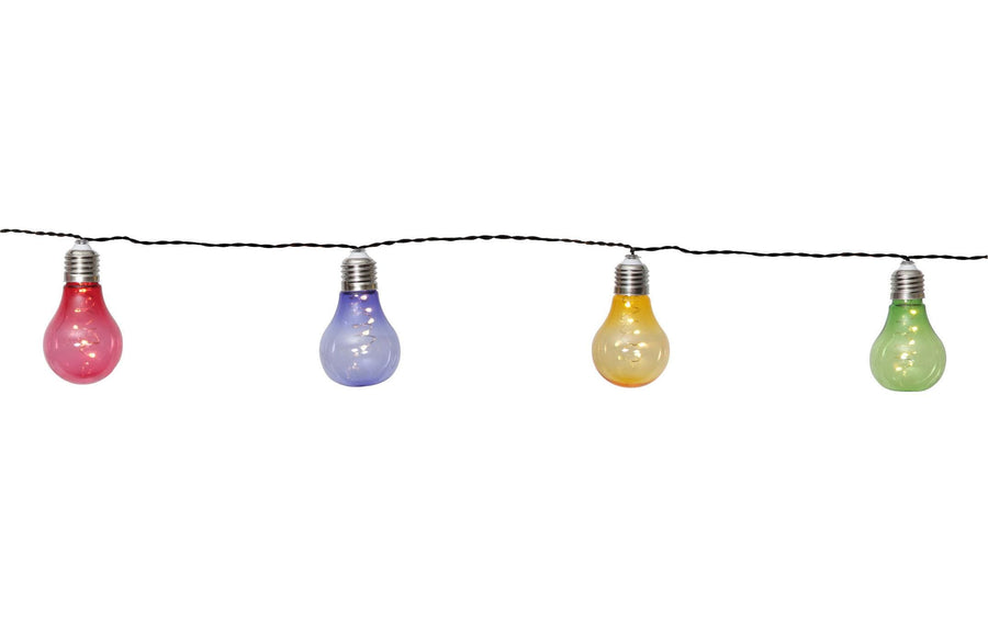 Star Trading Lichterkette Solar Glow 180 cm, Mehrfarbig
