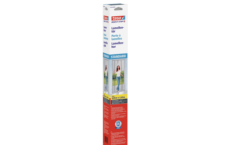 Tesa Insect Stop Lamellentür Fliegenschutz anthrazit 95 cm Garteneinrichtung tesa