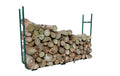 Toolland Holzregal wetterfest für Kaminholz im Außenbereich 150x21 cm Garteneinrichtung Toolland
