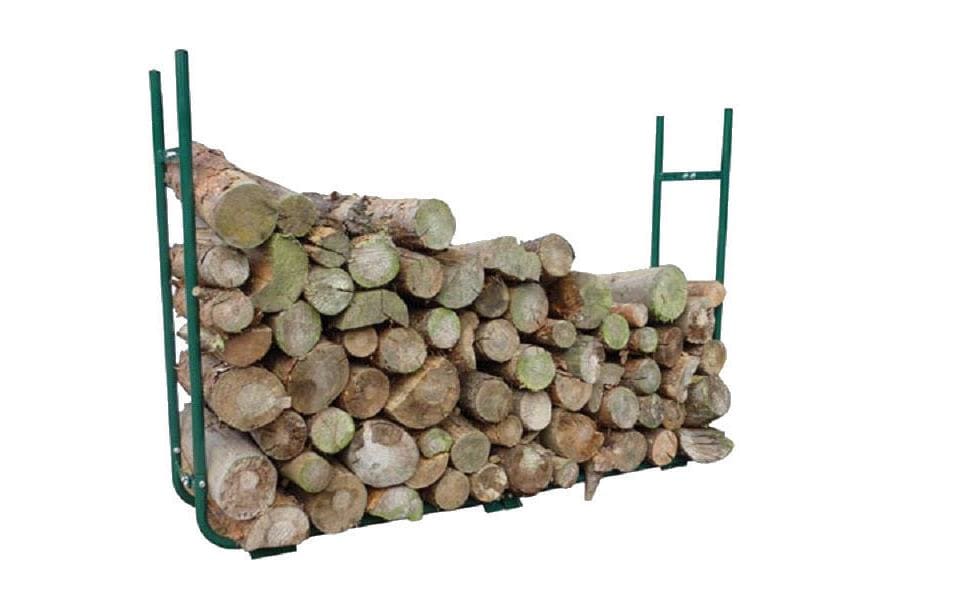 Toolland Holzregal wetterfest für Kaminholz im Außenbereich 150x21 cm Garteneinrichtung Toolland
