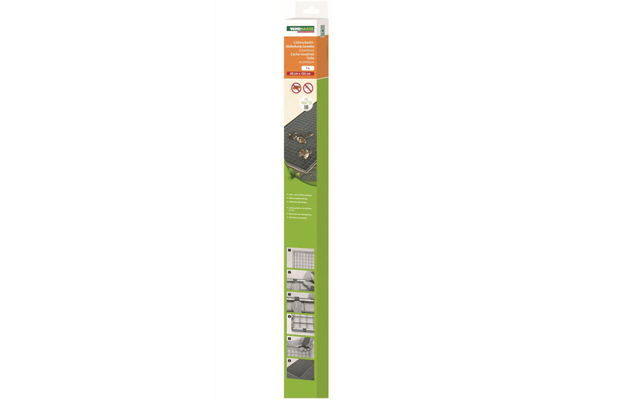 Windhager Lichtschacht-Abdeckung Aluminium 70x135 cm Garteneinrichtung Windhager