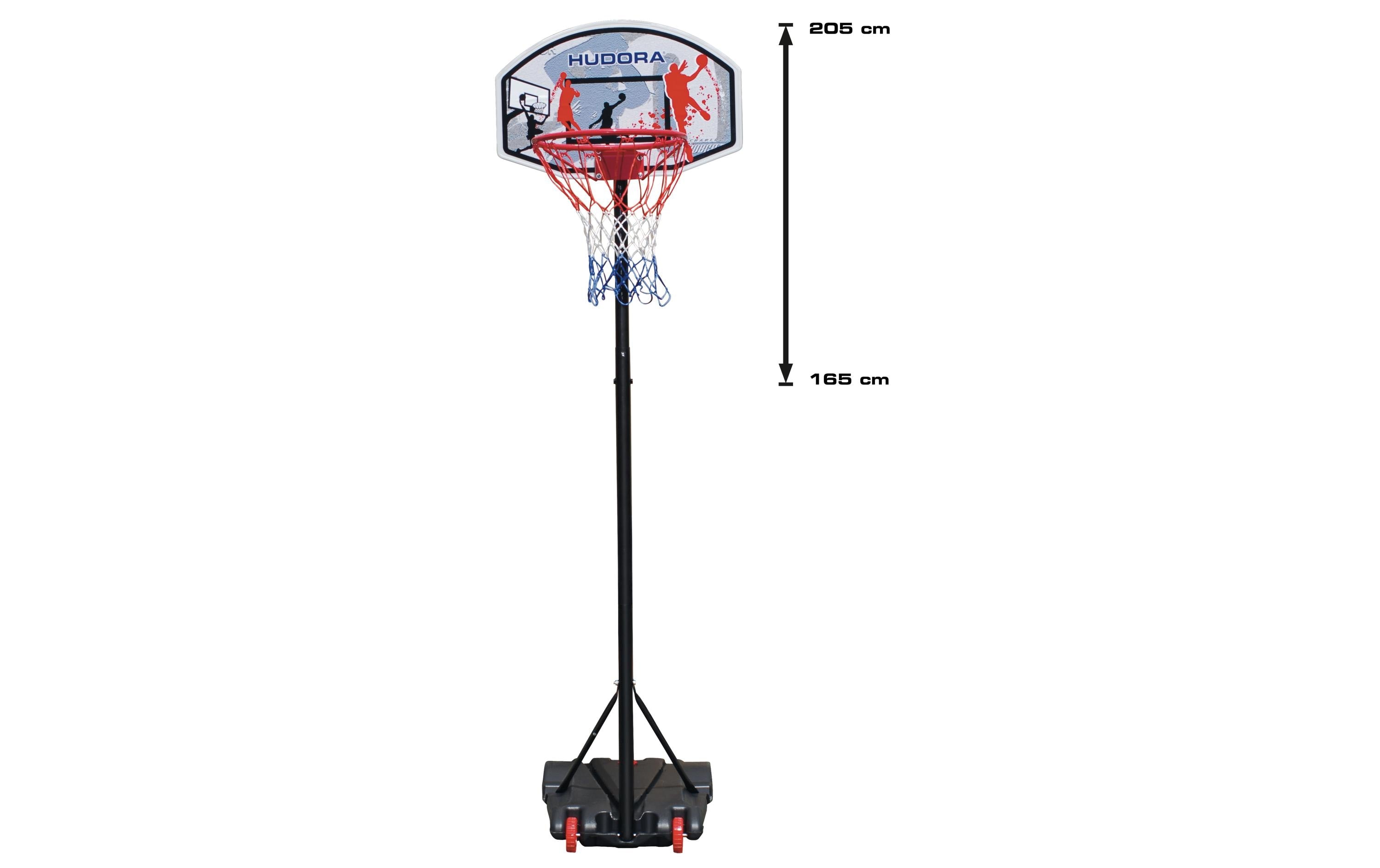 Hudora Basketballständer All Stars 54 x 77 x 238cm