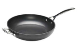 Le Creuset hohe Aluminium-Bratpfanne, 30 cm, mit schwarzer Antihaftbeschichtung und langem Griff