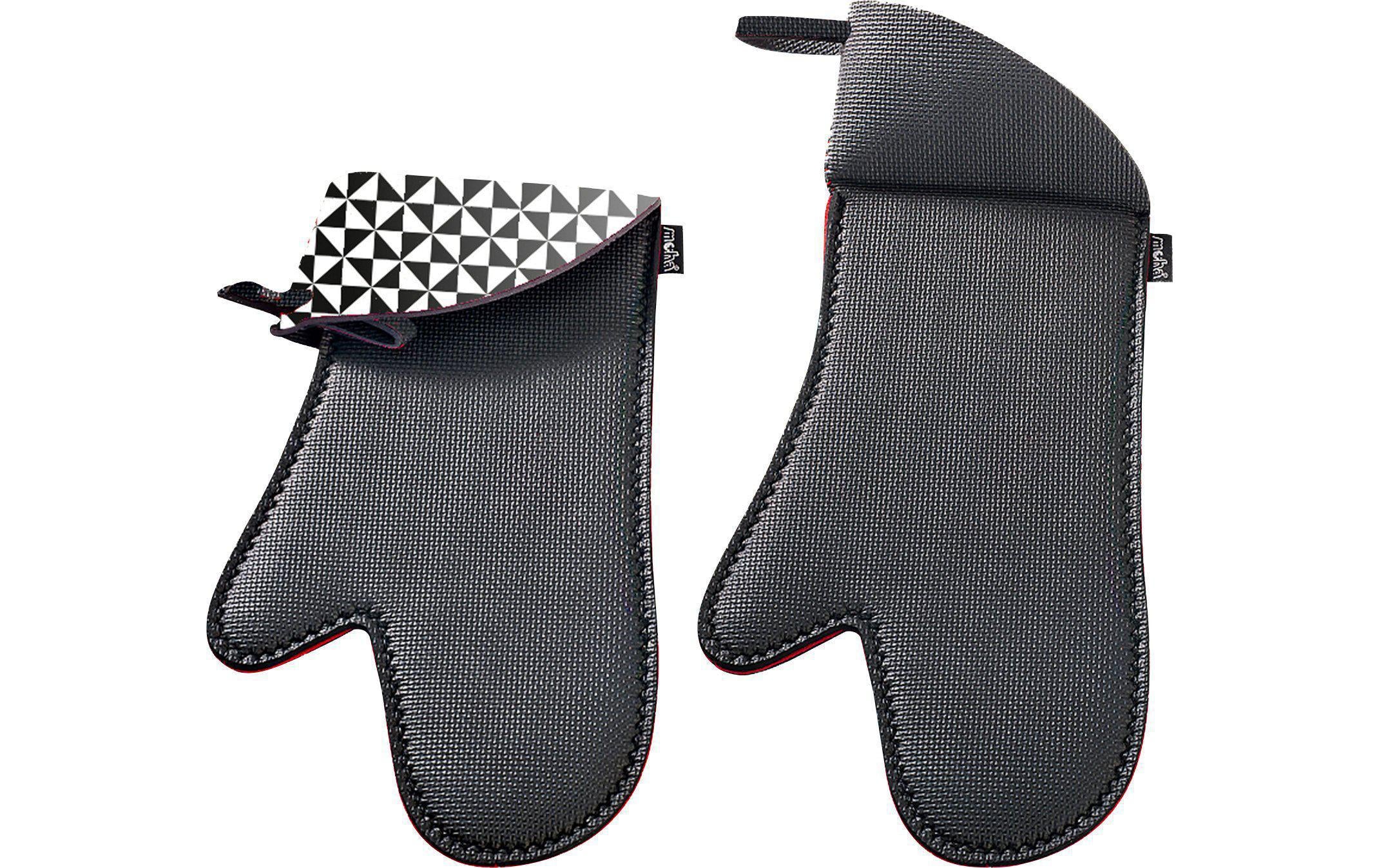 Moha Küchenhandschuh Neopren Rot Schwarz Einheitsgröße Grills & Feuerstellen Moha
