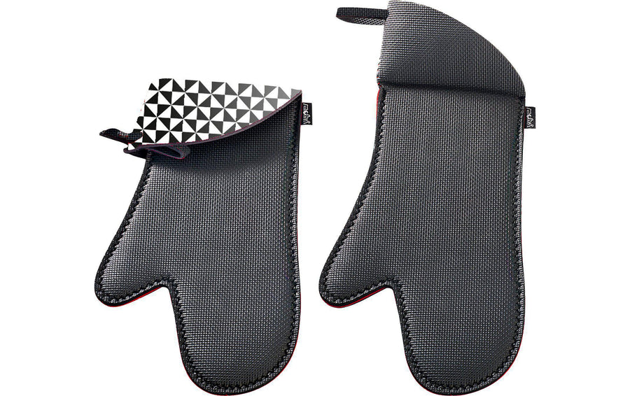 Moha Küchenhandschuh Neopren Rot Schwarz Einheitsgröße Grills & Feuerstellen Moha