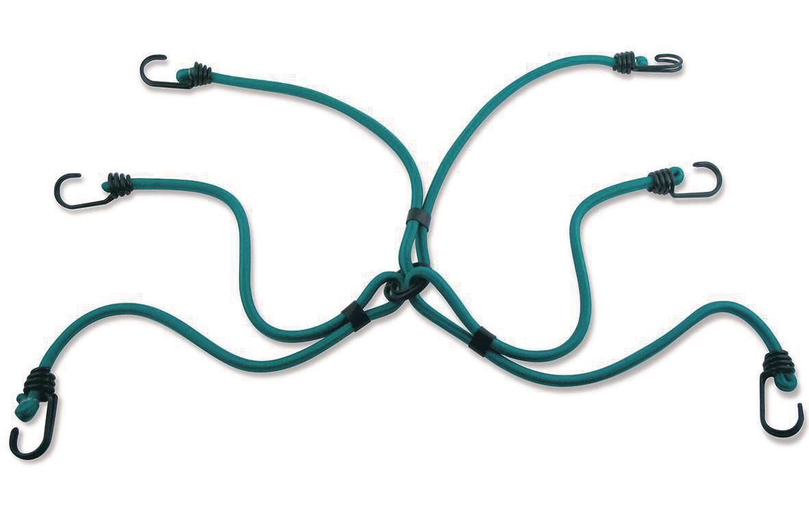 Masterlock Gummi-Spannseilspinne Schwarz 2 Meter flexibel Sport & Freizeit > Freizeit > Zubehör Masterlock