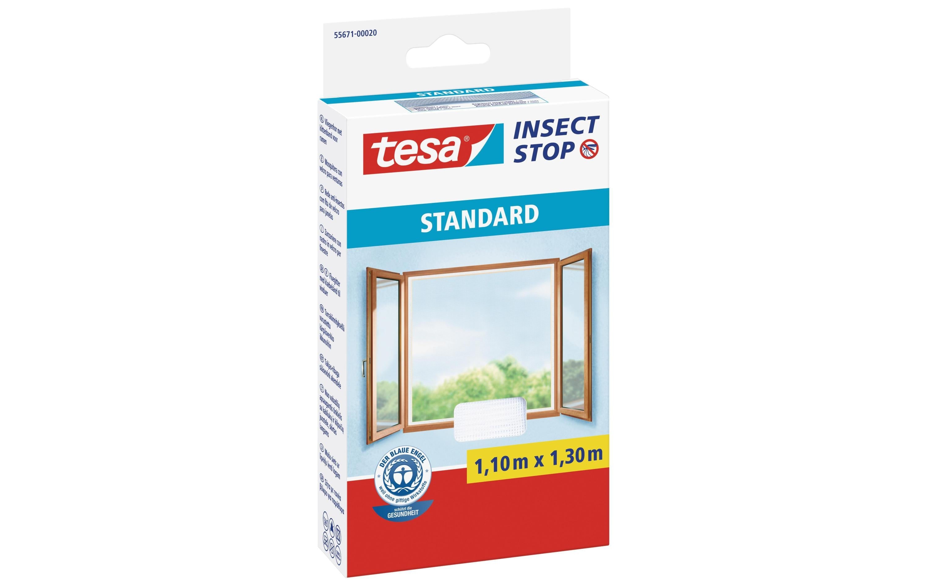 tesa Fliegengitter Insect Stop Standard Weiß 1.1x1.3m Garteneinrichtung tesa
