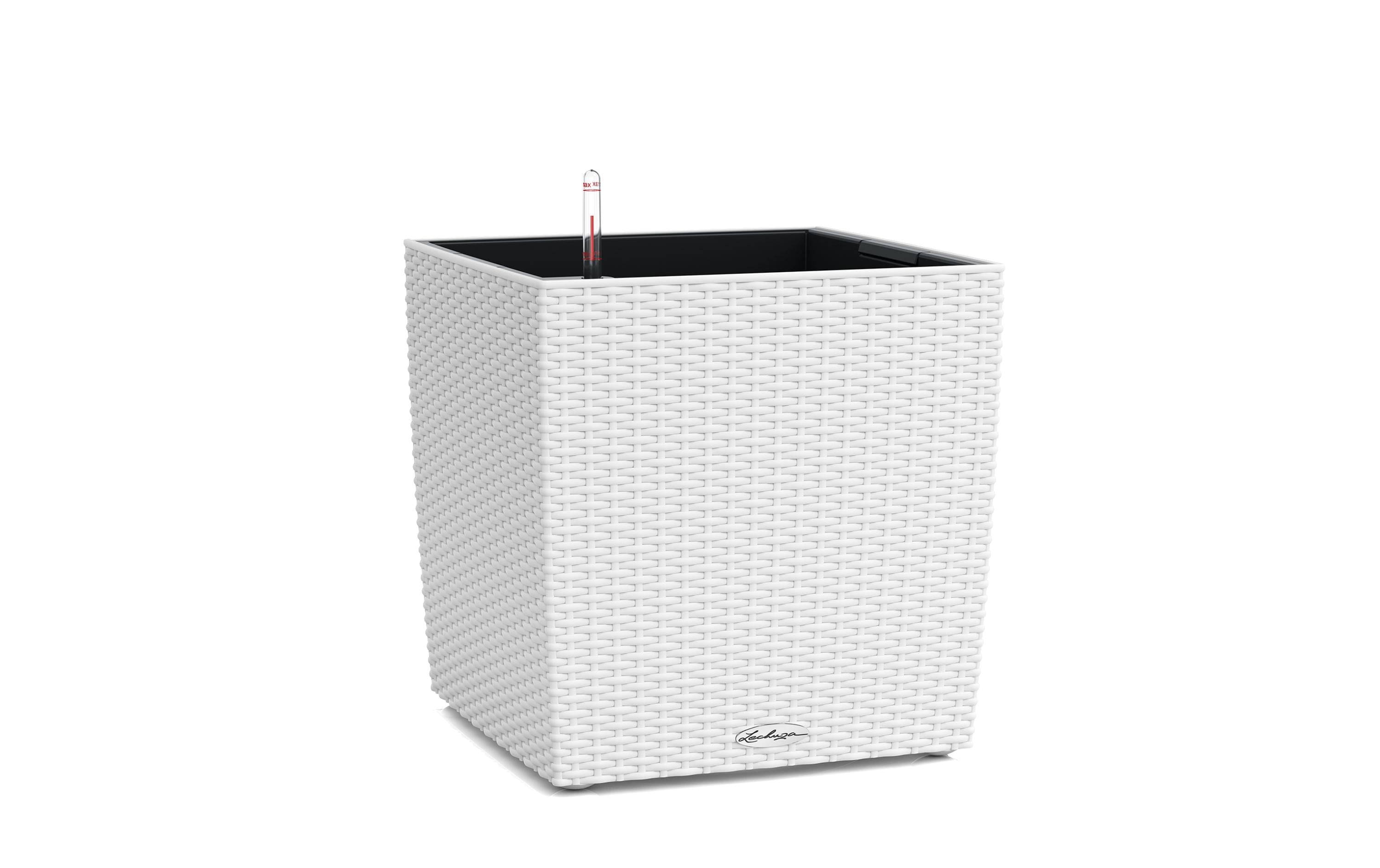 Lechuza Blumentopf Cube Cottage 30 Weiss