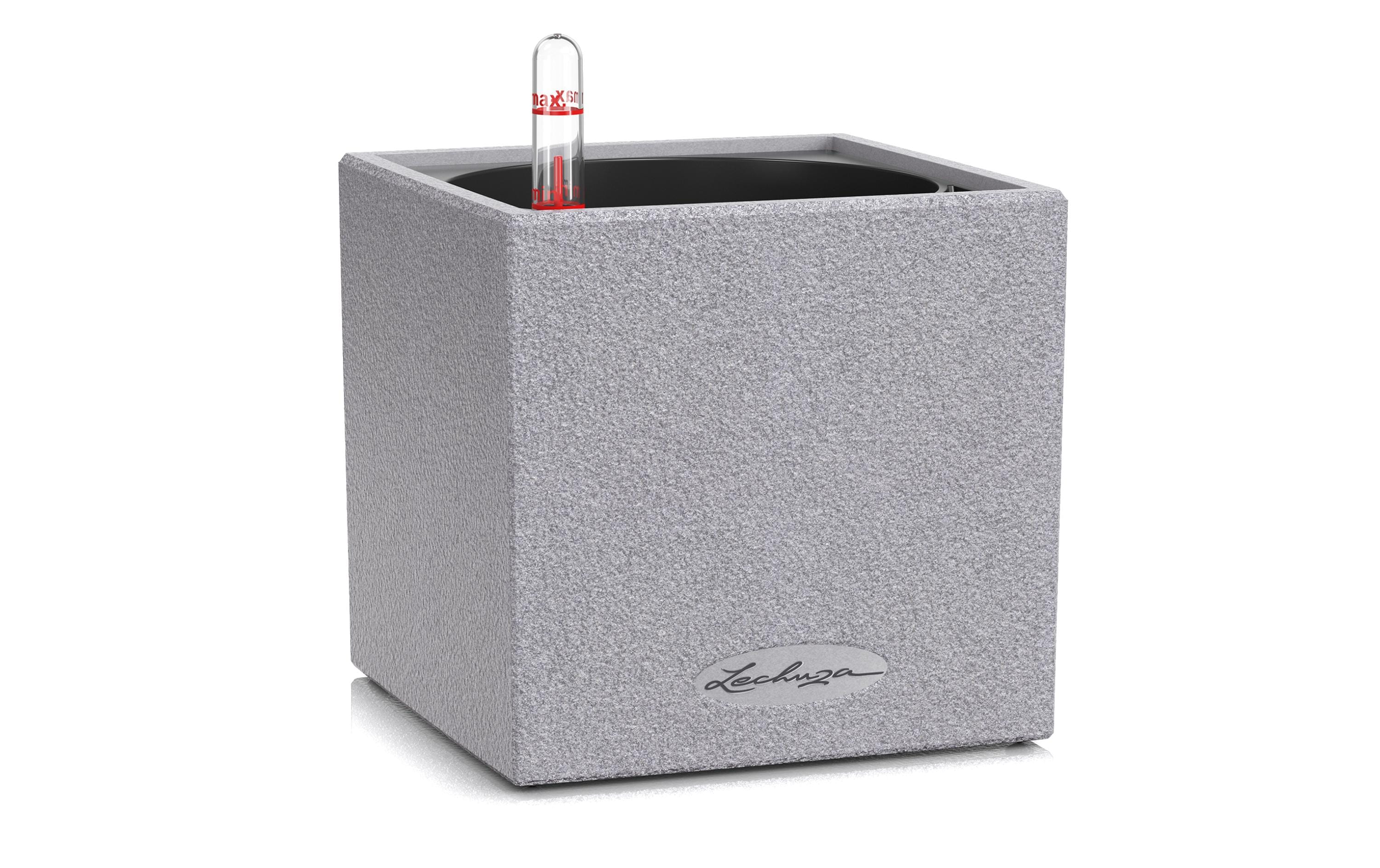 Lechuza CANTO Stone Blumentopf Kunststoff Hellgrau 14 cm Garten & Outdoor > Pflanzen > Pflanzengefäße Lechuza