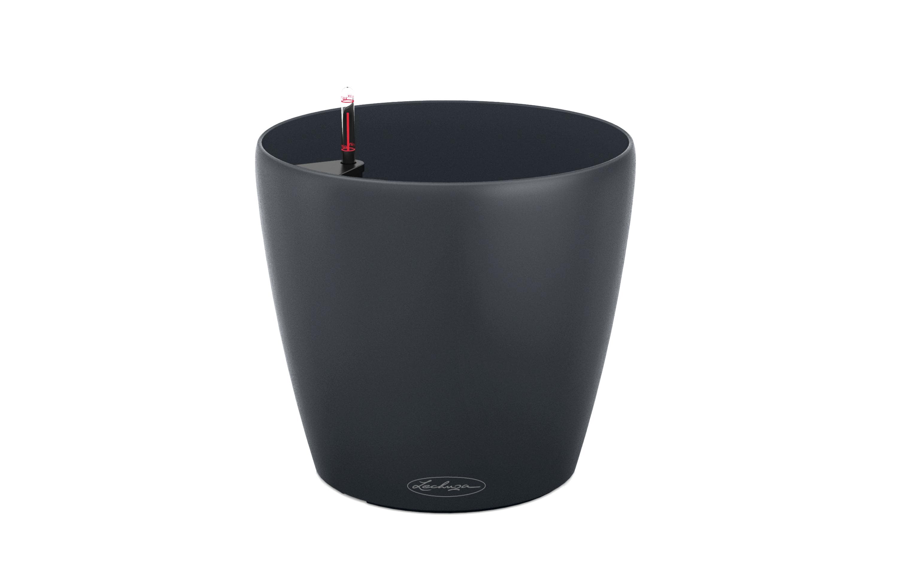 Lechuza CLASSICO Color Blumentopf Schwarz Kunststoff 18 cm Garten & Outdoor > Pflanzen > Pflanzengefäße Lechuza