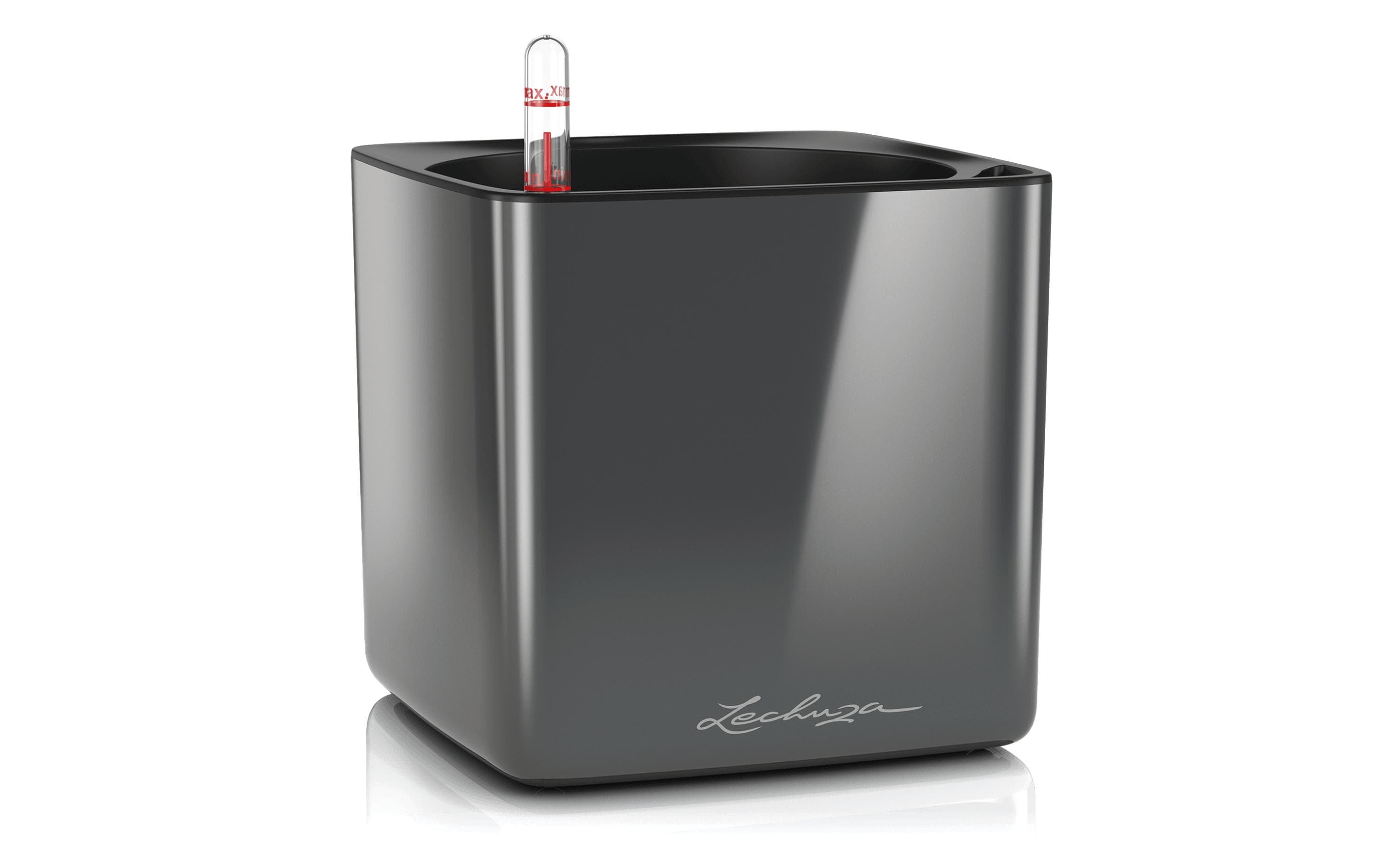 Lechuza CUBE Glossy 16 anthrazit highgloss
