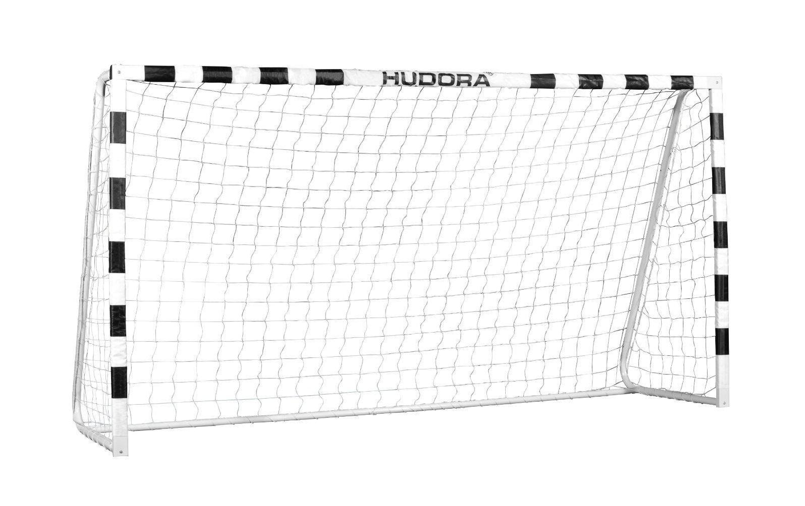 Hudora Fussballtor Stadion 300 weiss/schwarz, 300 x 160 x 90cm