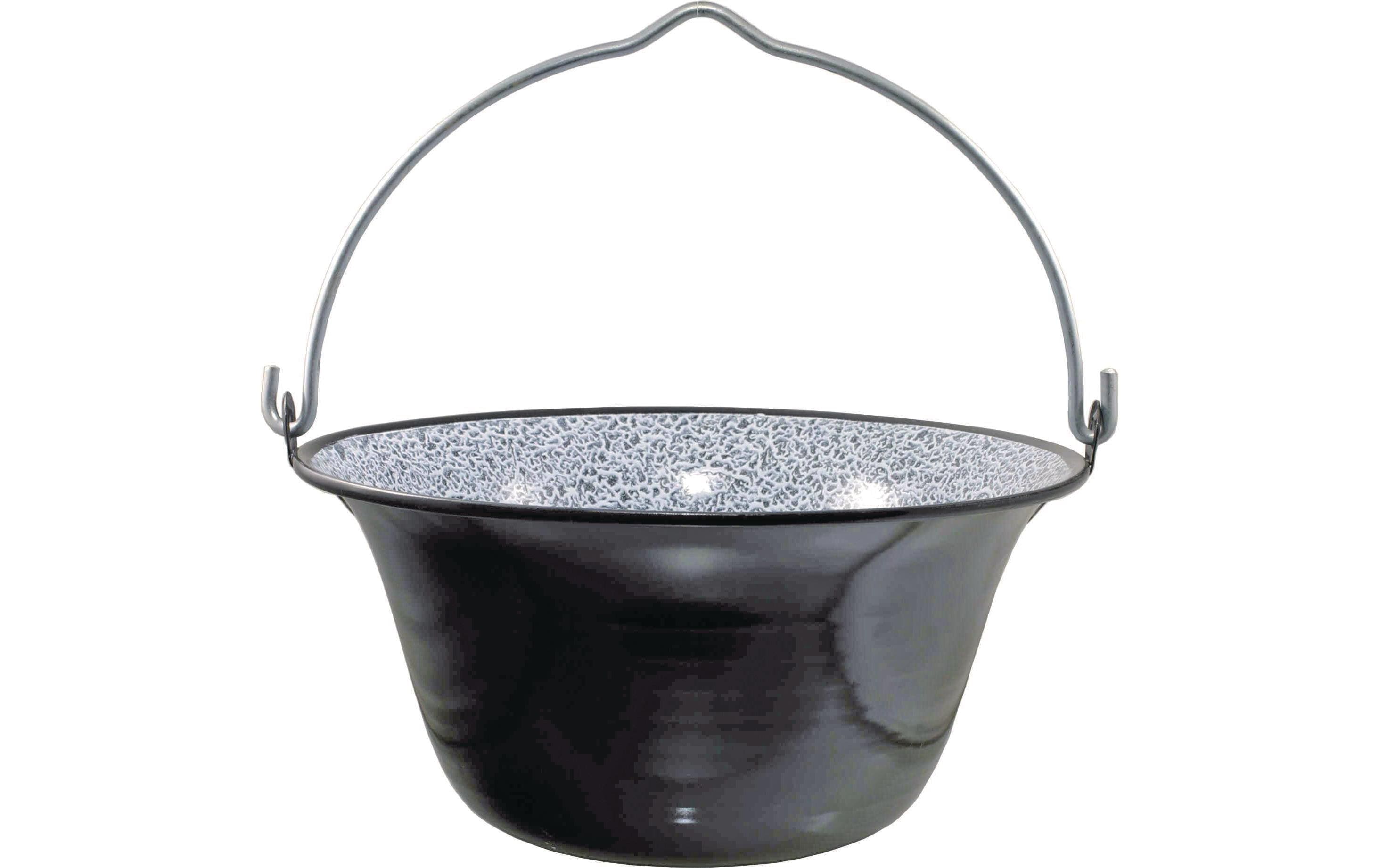 Garcima Gulaschkessel emailliert 10L Stahl 38cm Grills & Feuerstellen Garcima