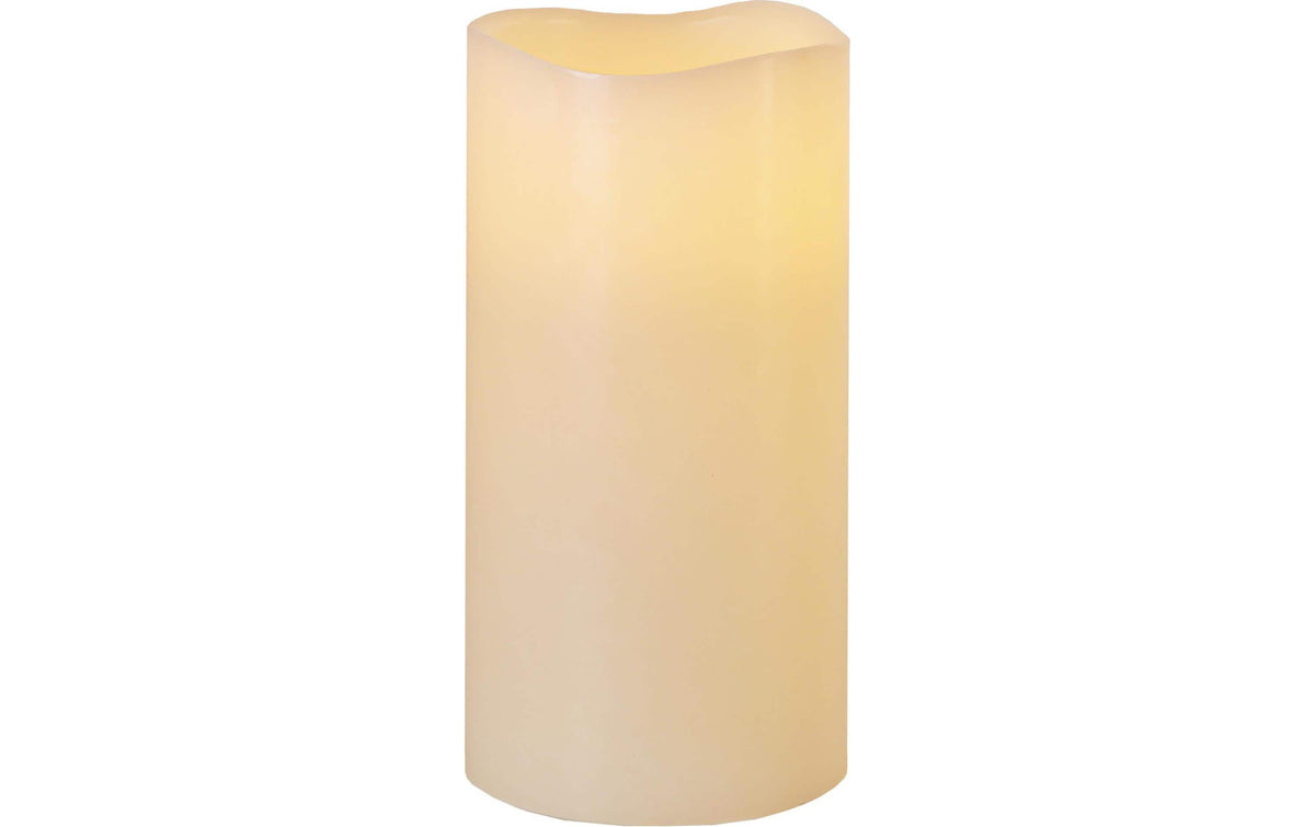Star Trading LED-Kerze Big Ø 10 x 20 cm, Beige