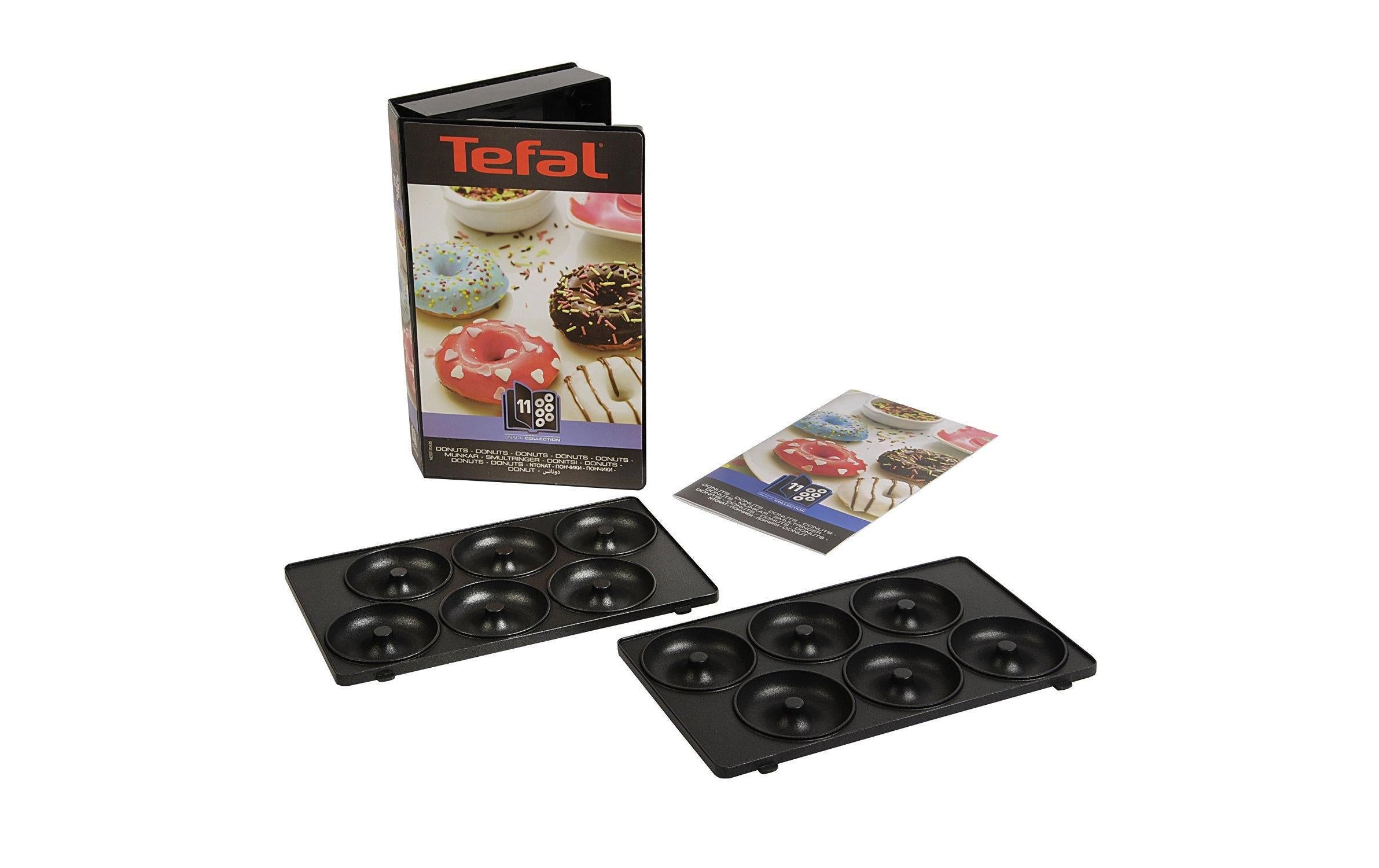 Tefal Waffeleisenplatte Aluminiumguss Donuts 226 x 132 mm Grills & Feuerstellen Tefal