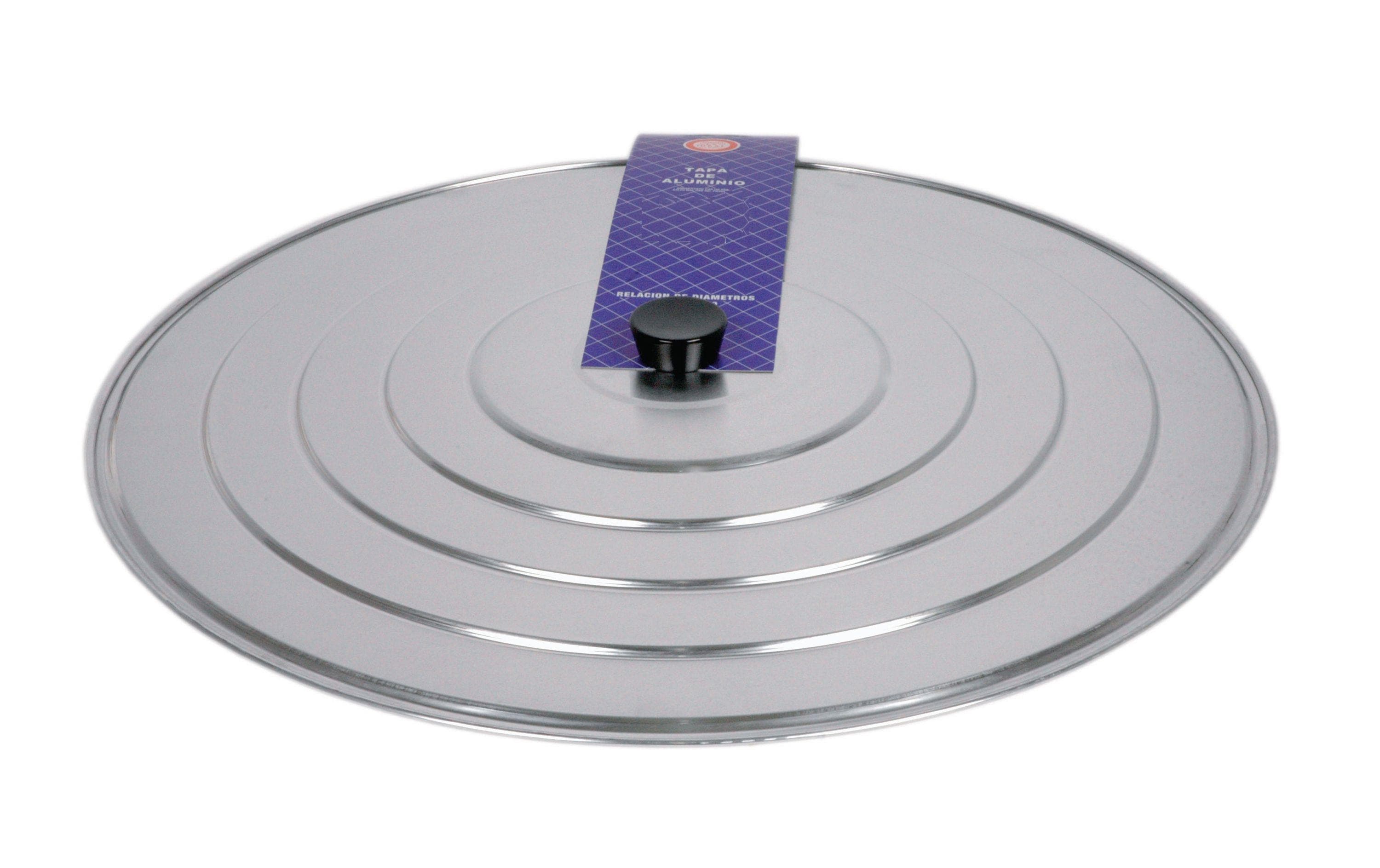 Garcima Pfannendeckel Aluminium Silber 46 cm für Party Pfanne Grills & Feuerstellen Garcima