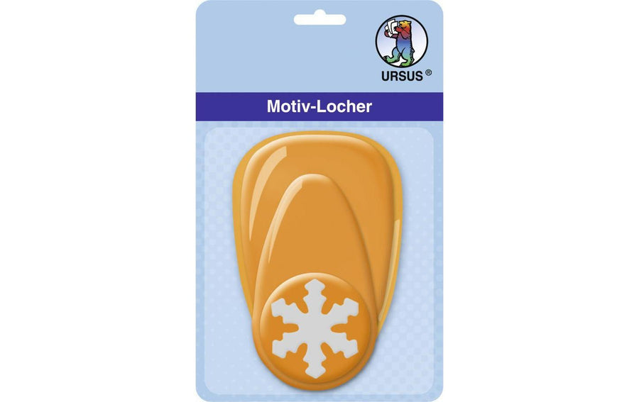 URSUS Motivstanzer Schneeflocke mittel, 2.54 cm