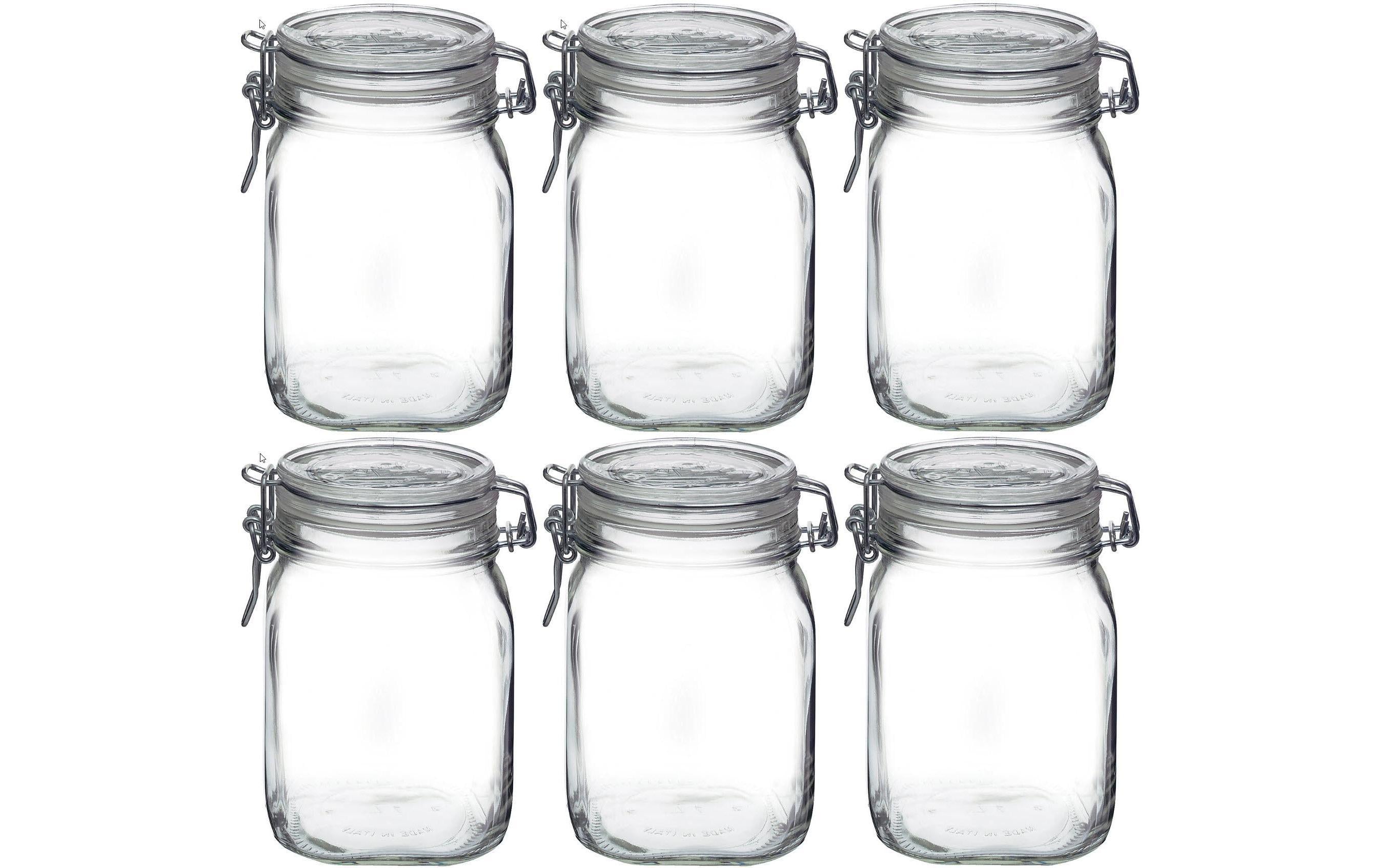 Bormioli Rocco Einmachglas Fido 1000 ml,6 Stück