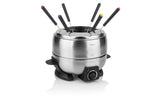 Princess Fondue-Set All-in-One 800 Watt 7 Teile, Schwarz/Silber