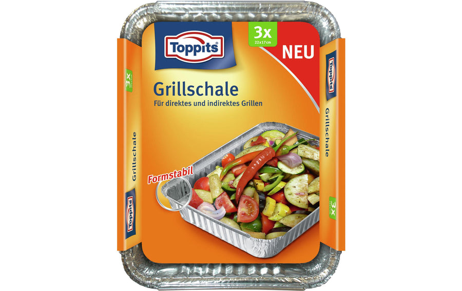Toppits Grillschale für direktes und indirektes Grillen 22 cm Grills & Feuerstellen Toppits