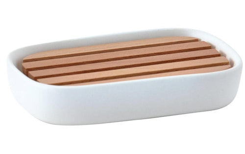 Aquanova Seifenschale Oscar Nature/Weiss