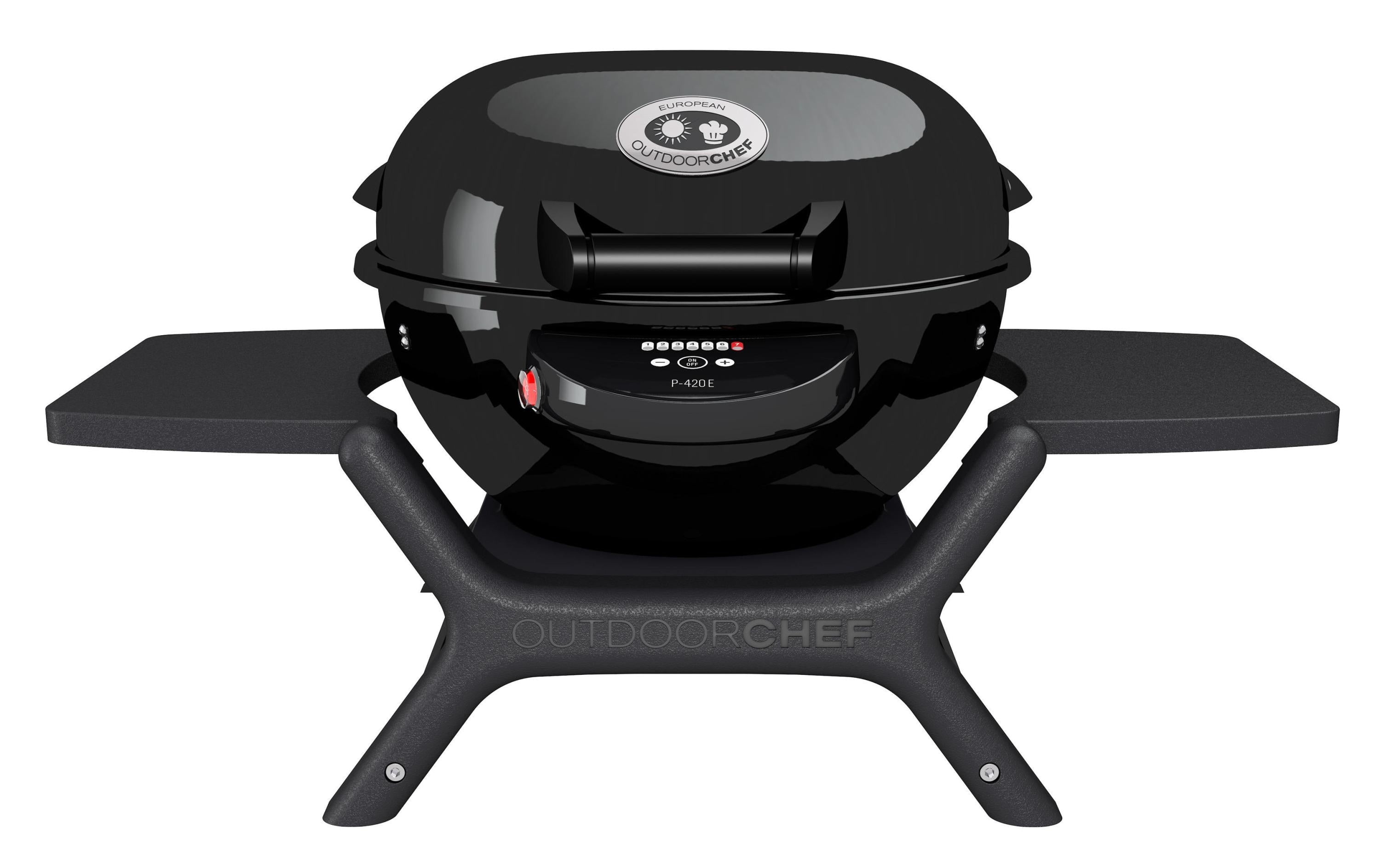 Outdoorchef Elektrogrill P-420 E MINICHEF Schwarz 39,5 cm Grills & Feuerstellen Outdoorchef