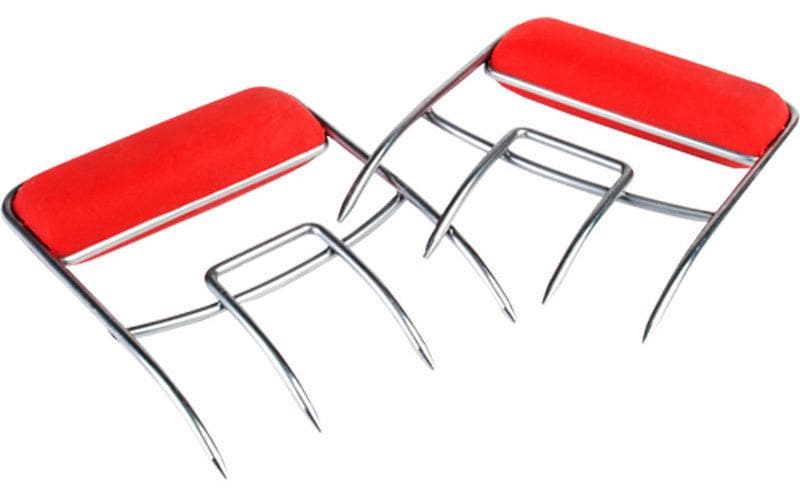 CHARCOAL COMPANION Grillgabel Edelstahl Rot Set 2 Stück Grills & Feuerstellen CHARCOAL COMPANION