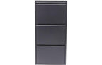 Kare Schuhschrank Caruso 3er Anthrazit