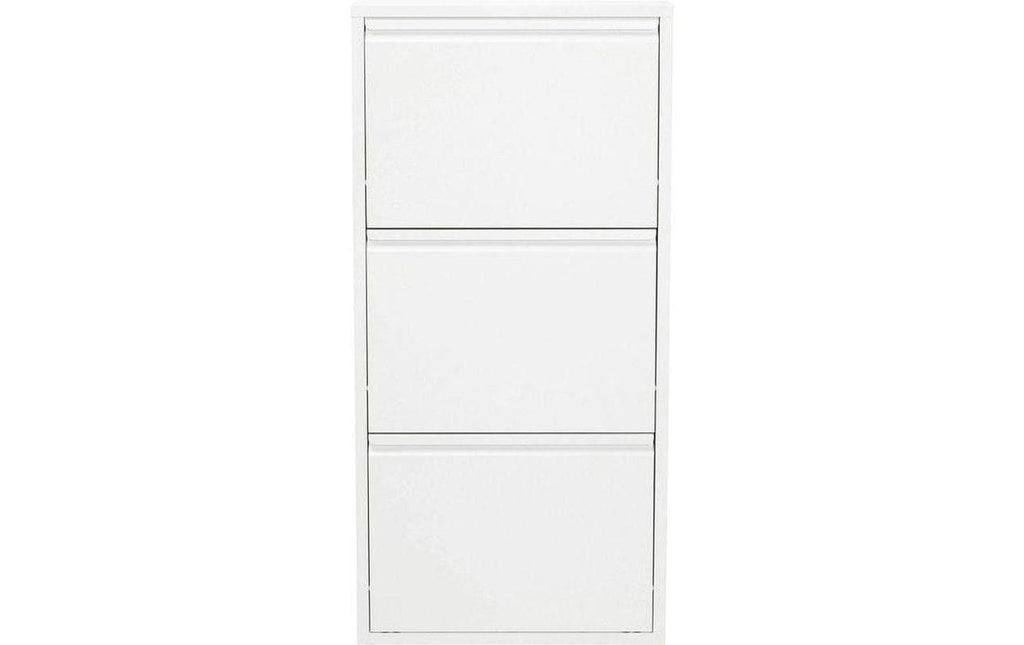 Kare Schuhschrank Caruso 3er Weiss