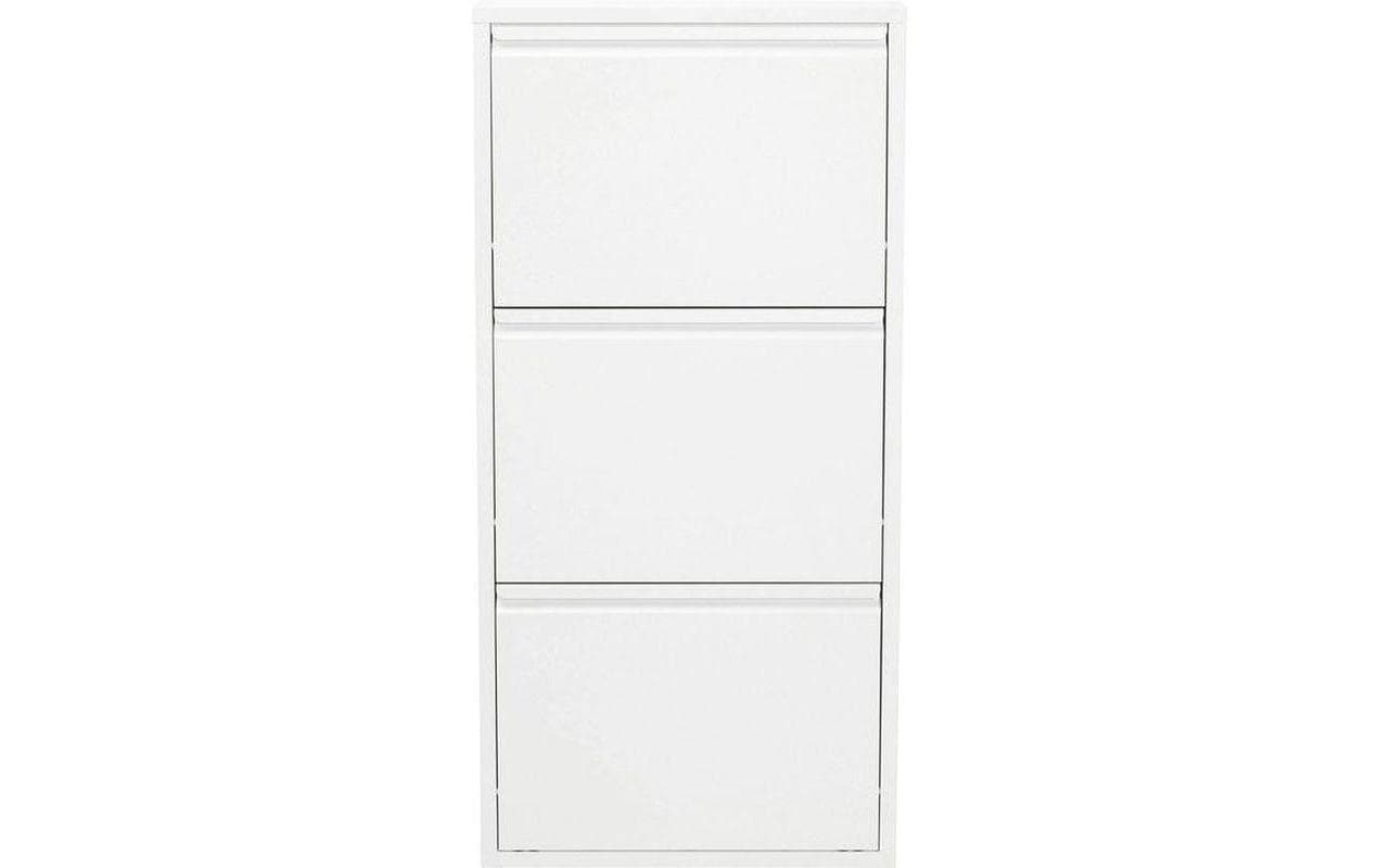 Kare Schuhschrank Caruso 3er Weiss