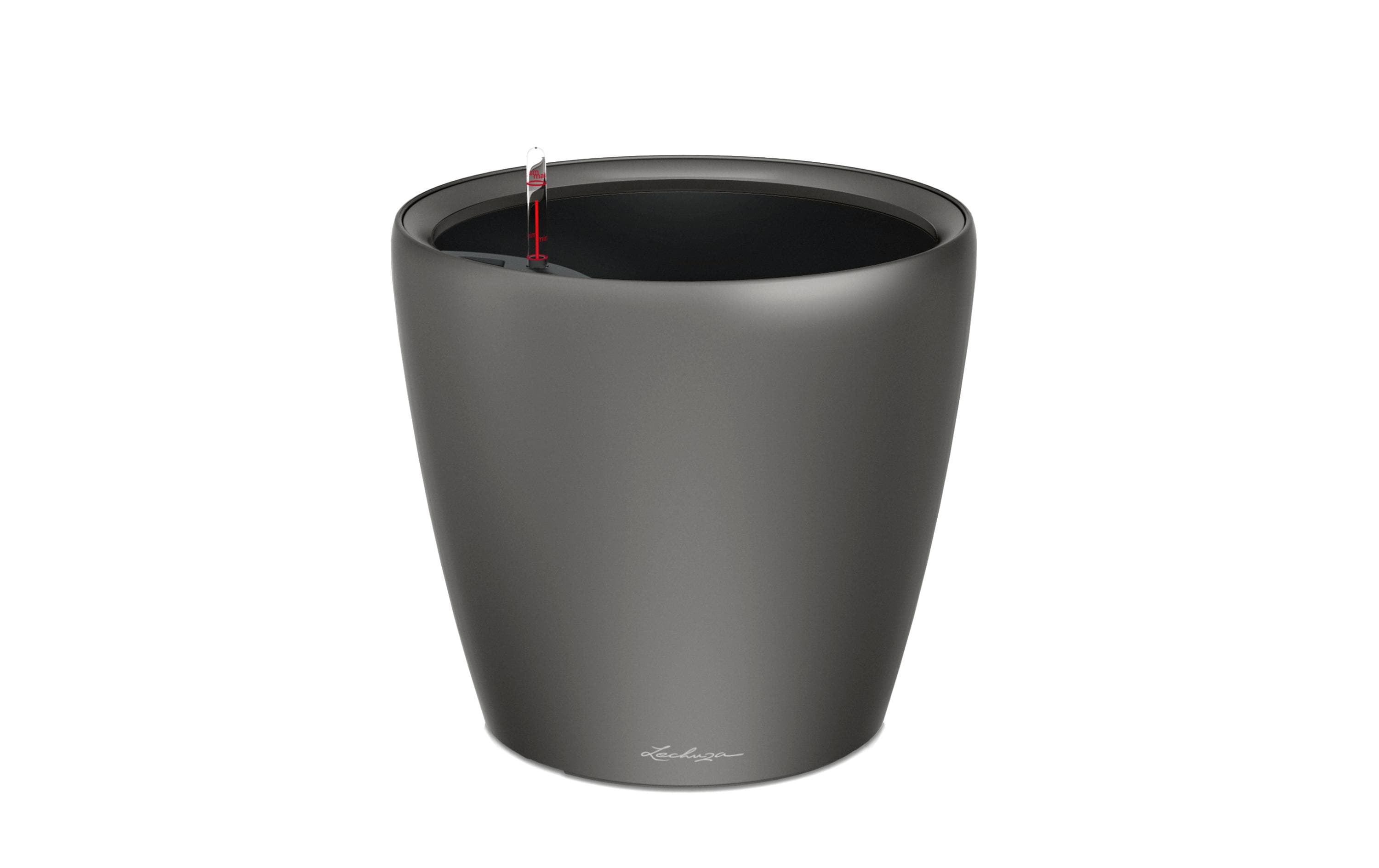 Lechuza Classico Premium Pflanzentopf Kunststoff Dunkelgrau 21 cm Garten & Outdoor > Pflanzen > Pflanzengefäße Lechuza