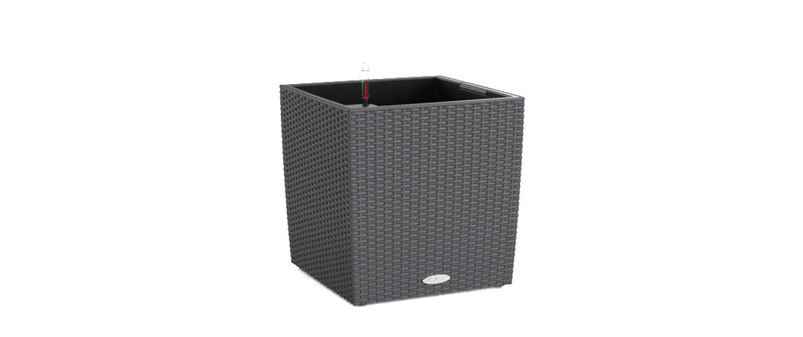 Lechuza Cube Cottage 50 Komplettset, granit
