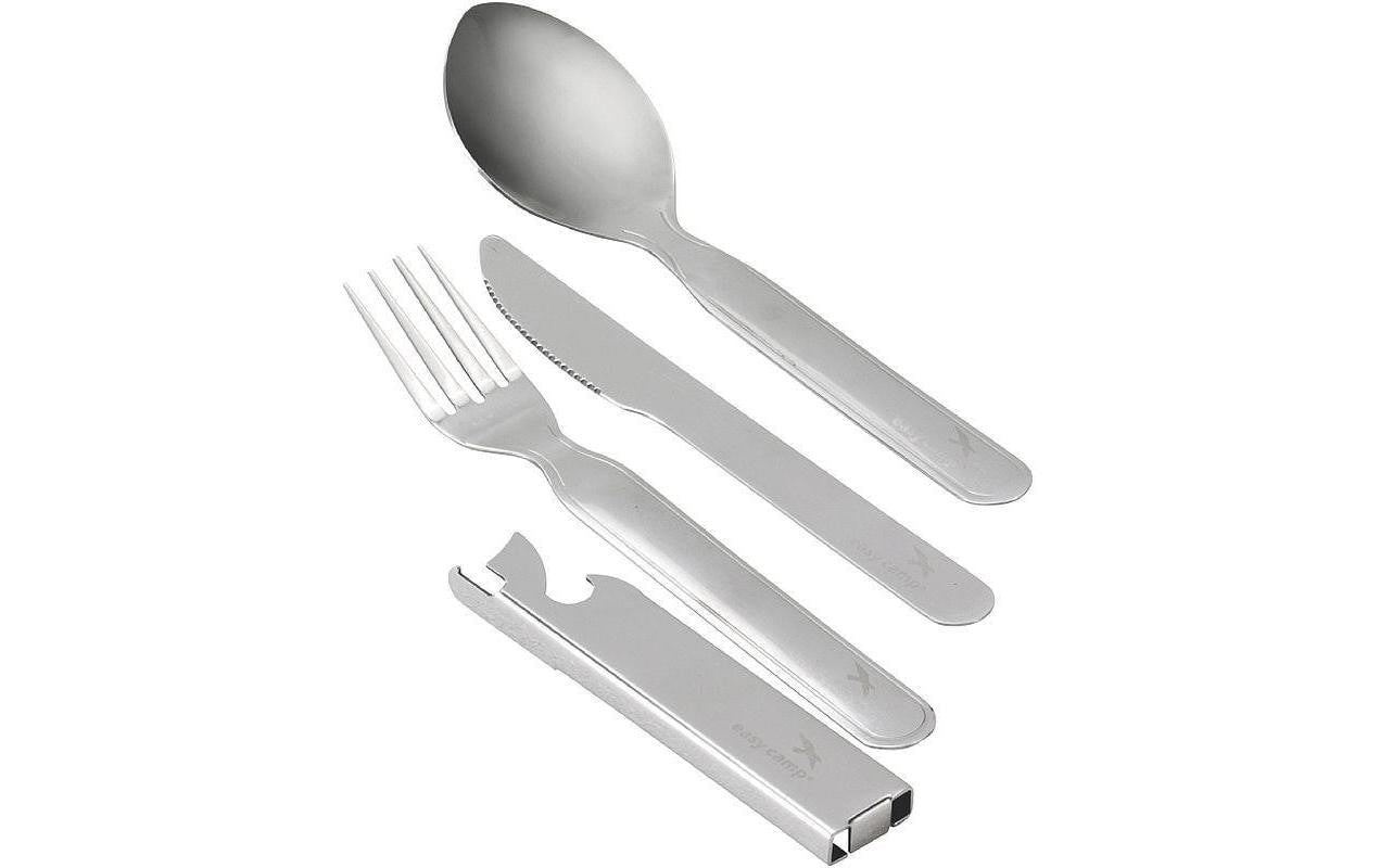 Easy Camp Besteckset Edelstahl Silber für Outdoor-Aktivitäten Sport & Freizeit > Camping > Camping Zubehör Easy Camp
