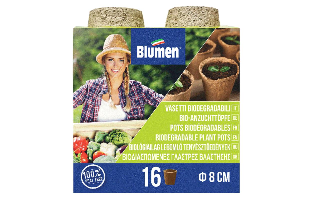 Blumen Aufzuchttöpfe Ø 8 cm, rund, 16 Stück