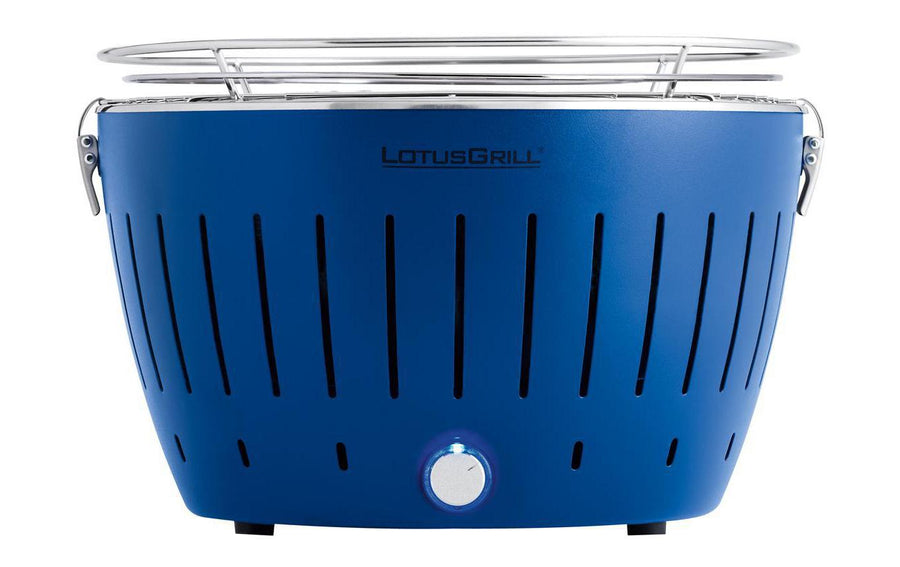 LotusGrill Tischgrill tiefblau, 32 cm, USB-Anschluss Grills & Feuerstellen LotusGrill