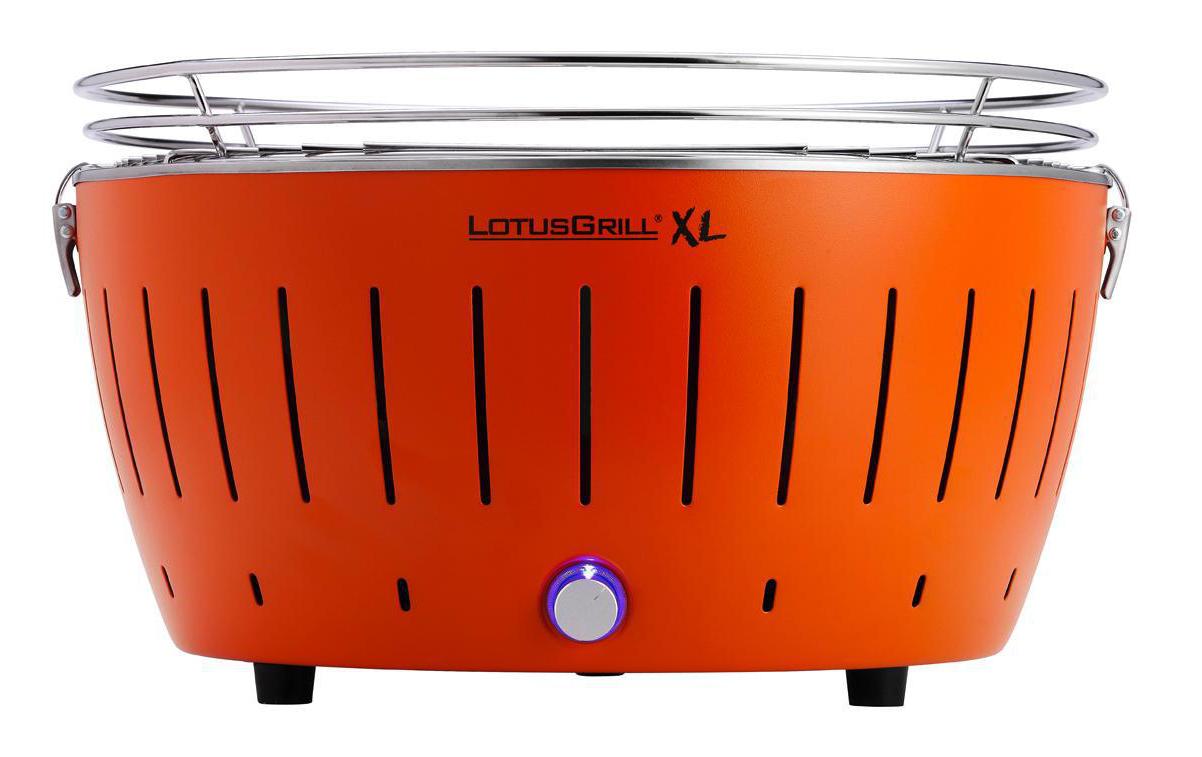 LotusGrill Tischgrill XL Mandarinenorange USB 40,5 cm Grills & Feuerstellen LotusGrill