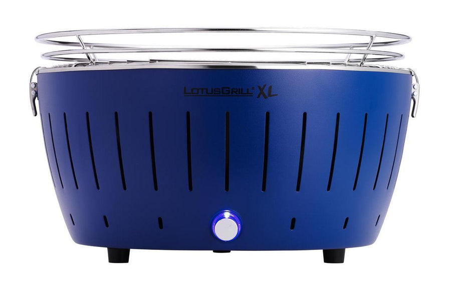 LotusGrill Tischgrill XL Blau mit USB, Ø 40.5 cm Grills & Feuerstellen LotusGrill