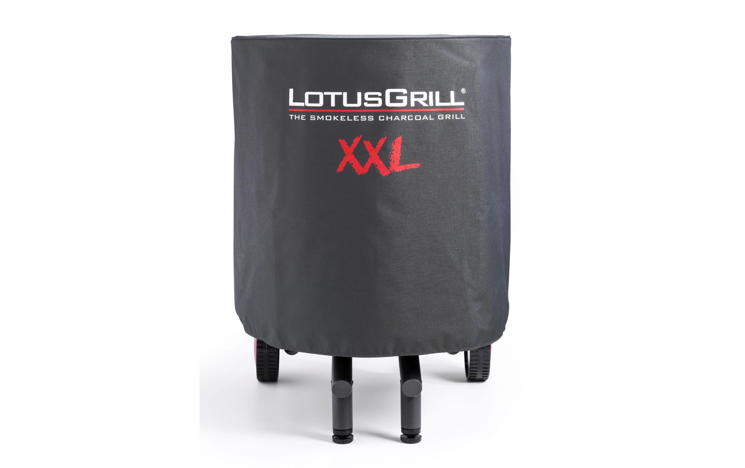 LotusGrill Abdeckhaube XXL grau Polyester wetterfest Grills & Feuerstellen LotusGrill