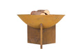 La Hacienda Feuerschale Stahl Naturrost 38 cm Durchmesser 56 cm Grills & Feuerstellen La Hacienda