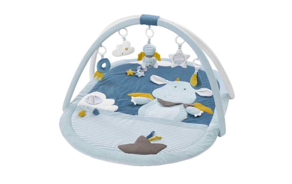 fehn Krabbeldecke mit Spielbogen Lama Peru