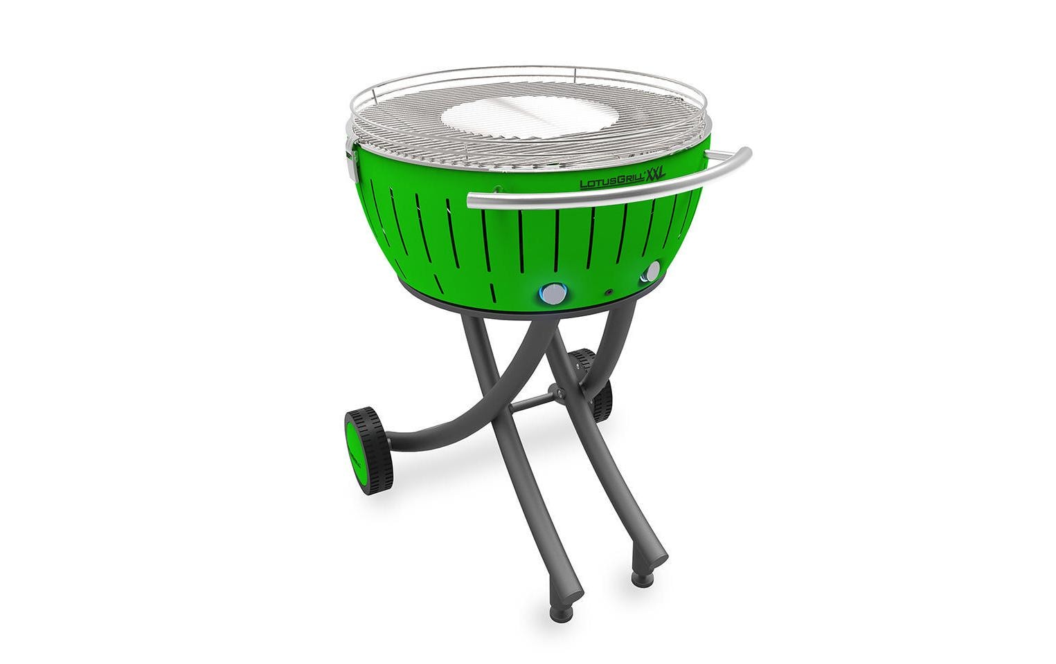 LotusGrill Gartengrill XXL Holzkohlegrill Limettengrün Stahl 60 cm Grills & Feuerstellen LotusGrill