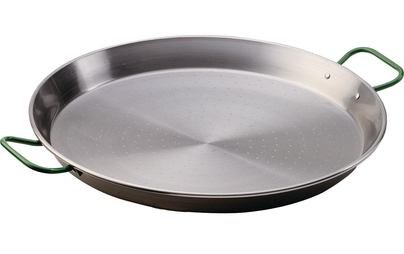Garcima Paellero Paellapfanne halbtief Stahlblech 46 cm Grills & Feuerstellen Garcima